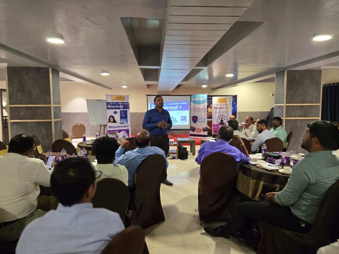 Guests and healthcare professionals attending an IBG Wellness session